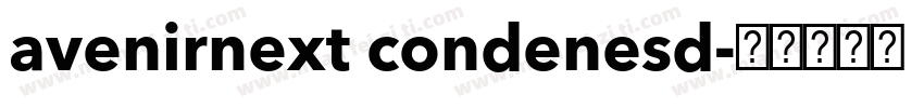 avenirnext condenesd字体转换